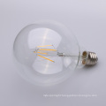 4w 6w 8w Dimmable Straight Filament LED E27 Clear 80mm 95mm 125mm G80 G95 G125